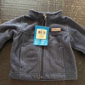 NWT Columbia Blue Fleece Jacket Baby Size 3-6 months
